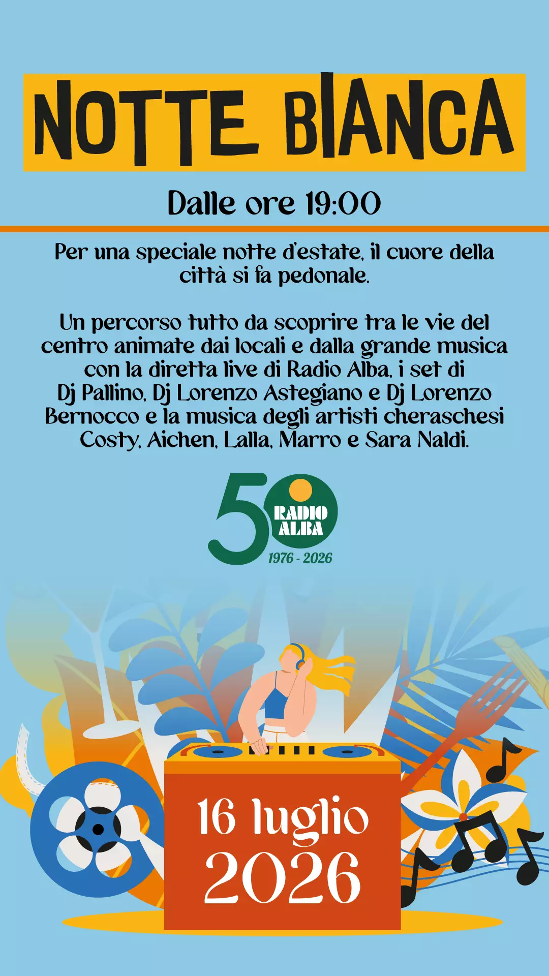 notte bianca 2026